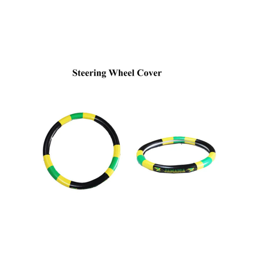Jamaican Flag Steering Wheel